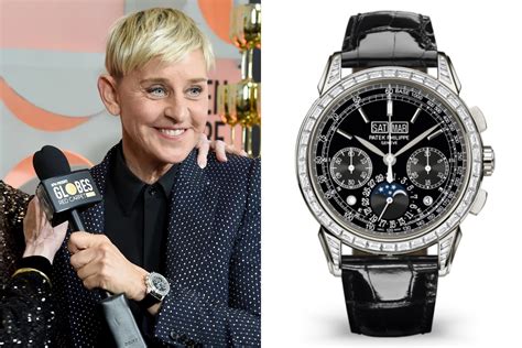 ellen degeneres patek philippe|ellen DeGeneres chronograph.